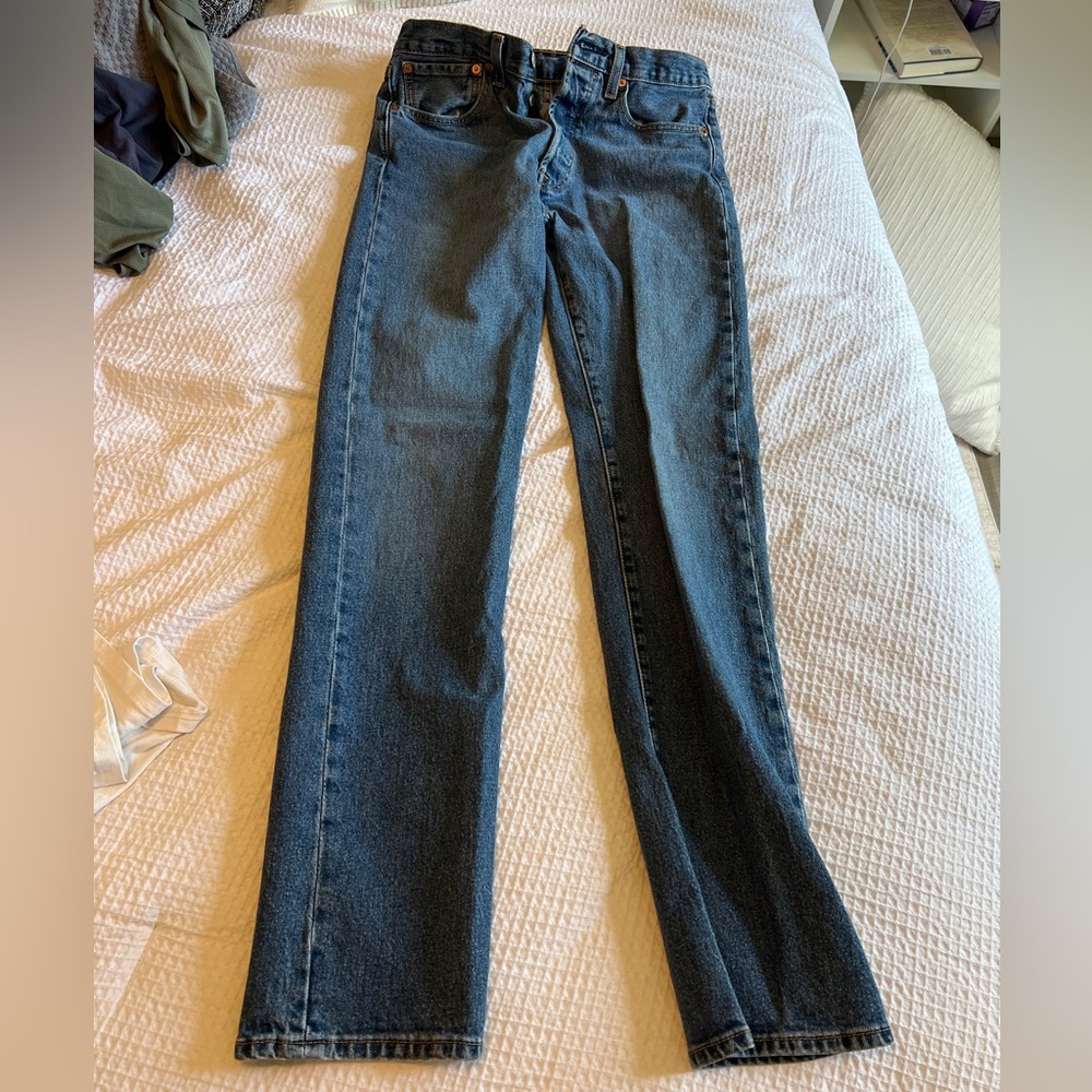 Levi's Blue Straight Leg Jeans Classic Style